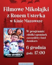 Plakat Filmowych Mikołajek w Kinie Mazowsze