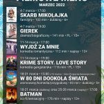 Plakat. Filmowe menu na marzec 2022