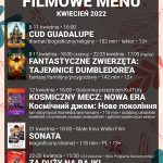 Plakat. Filmowe menu na kwiecień 2022