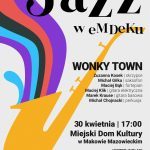 Plakat koncertu "Jazz w emdeku"