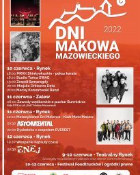 Plakat Dni Makowa Mazowieckiego 2022