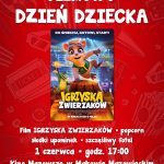 Plakat filmowego dnia dziecka