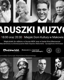Plakat dwunastych Zaduszek Muzycznych w Makowie Mazowieckim