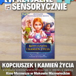 Plakat filmu pod tytułem KOPCIUSZEK I KAMIEŃ ŻYCIA w ramach cyklu Kino Przyjaznie Sensorycznie