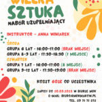 Mała Wielka Sztuka - nabór uzupełniający