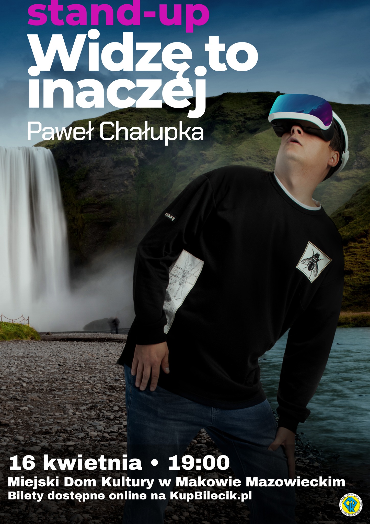 Plakat stand-upu Pawła Chałupki