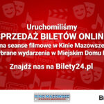 Grafika informująca o wystartowaniu sprzedaży biletów online