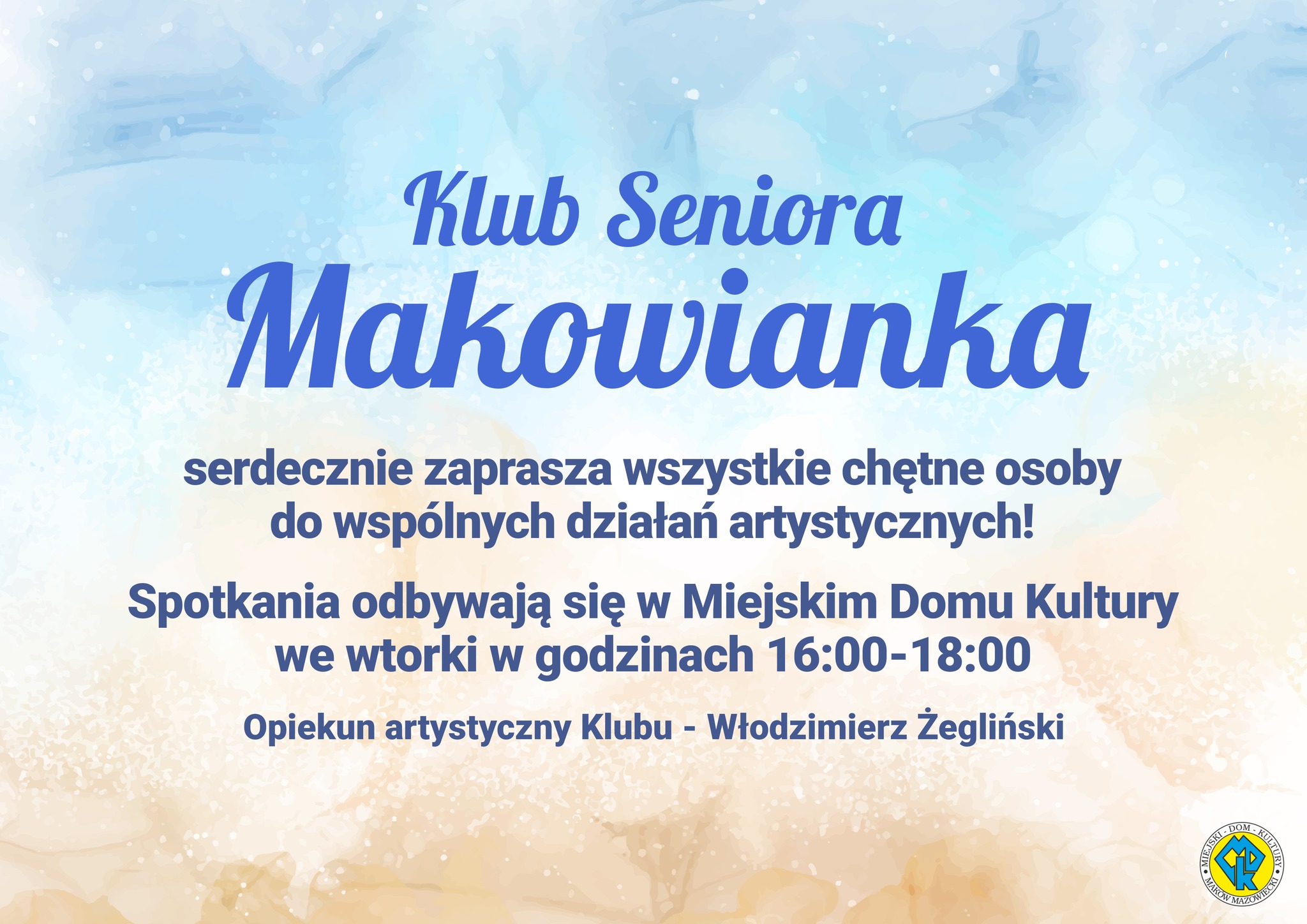 Zaproszenie do współpracy z Klubem Seniora Makowianka