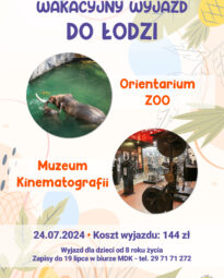 Plakat wycieczki do Łodzi