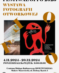 Plakat wystawy fotografii otworkowej OFFO 2023