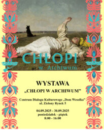 Plakat wystawy „Chłopi w archiwum”
