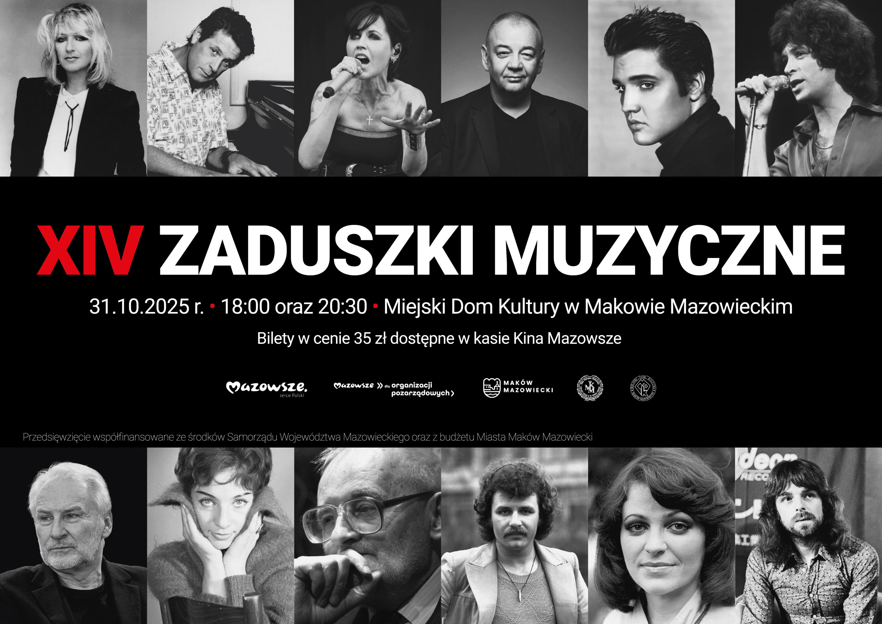 Plakat XIV Zaduszek Muzycznych