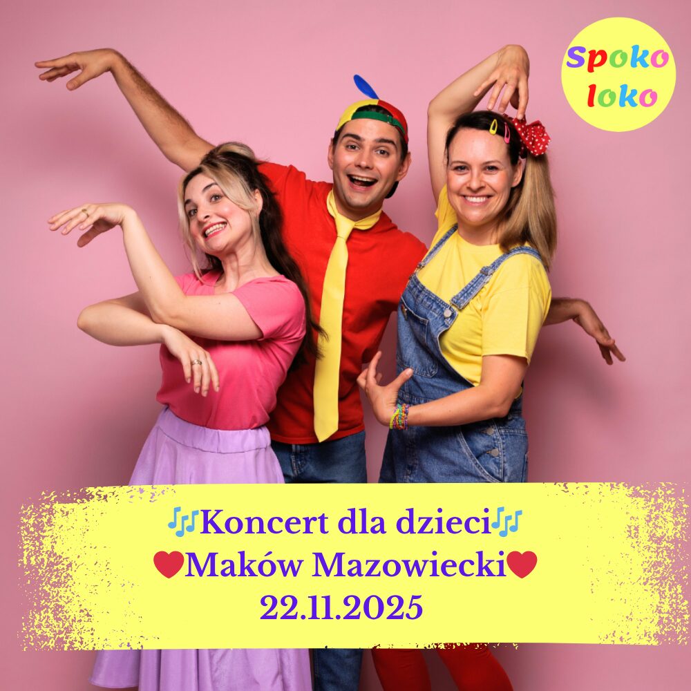 Grafika koncertu dla dzieci „Spoko Loko”