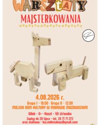 Plakat warsztatów majsterkowania